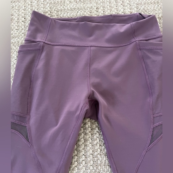 Lululemon Pace Rival Crop, purple, sweat-wicking, Size 10, Leggings - Picture 2 of 8